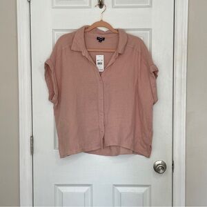 Splendid Blush Button-Down Shirt